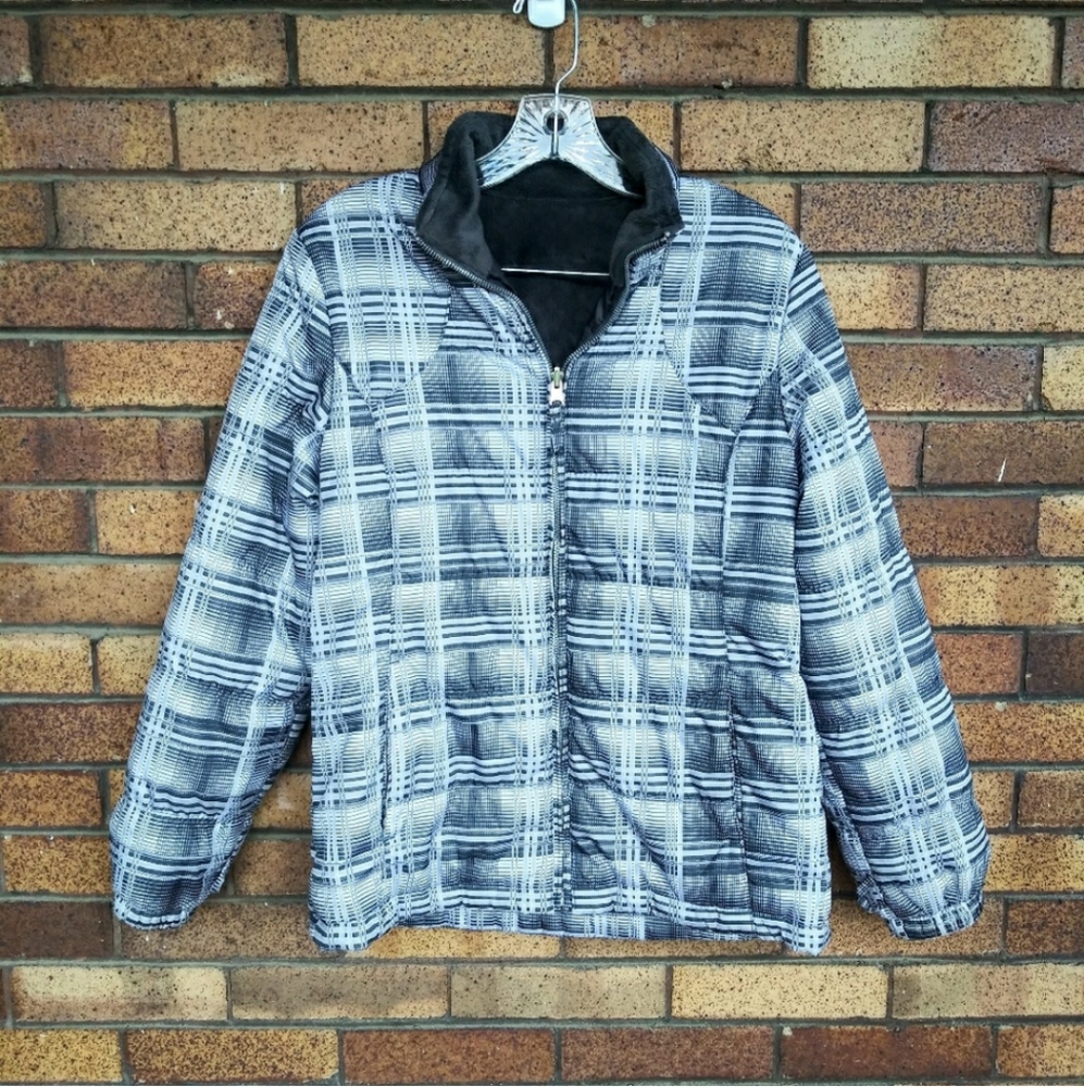 Below Zero by Rothschild winter coat White Black S